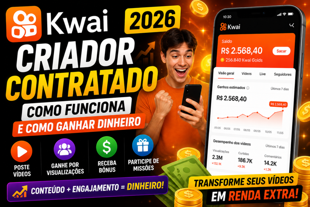 Novo Programa de Criador Contratado Kwai 2026: