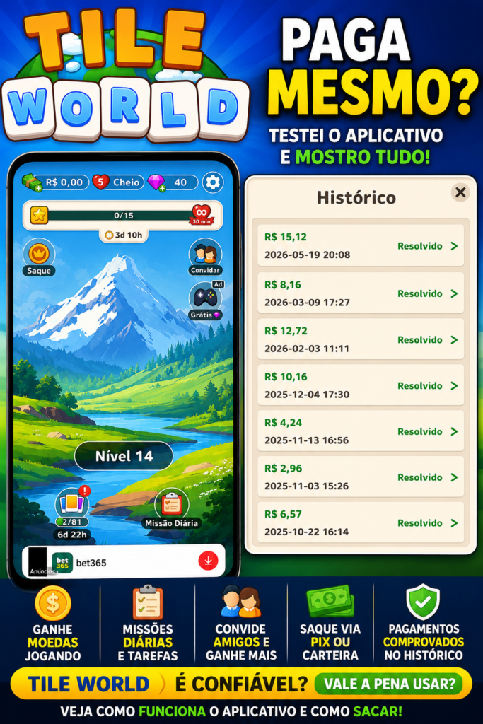 Tile World Paga Mesmo